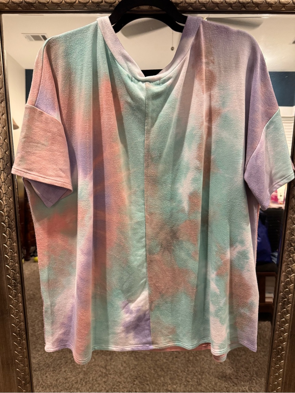 Haptics Pastel Tie-Dye Short Sleeve Tee - Multicolor - Picture 2 of 2